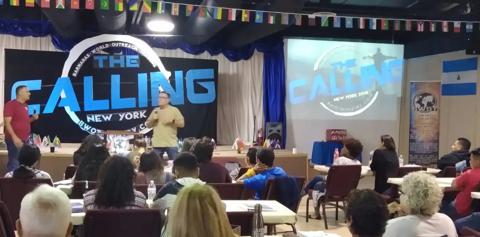A calling workshop presented to a church gathering in New York