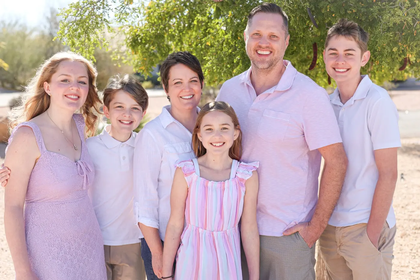 Greg and Jewel Ruhland with their family