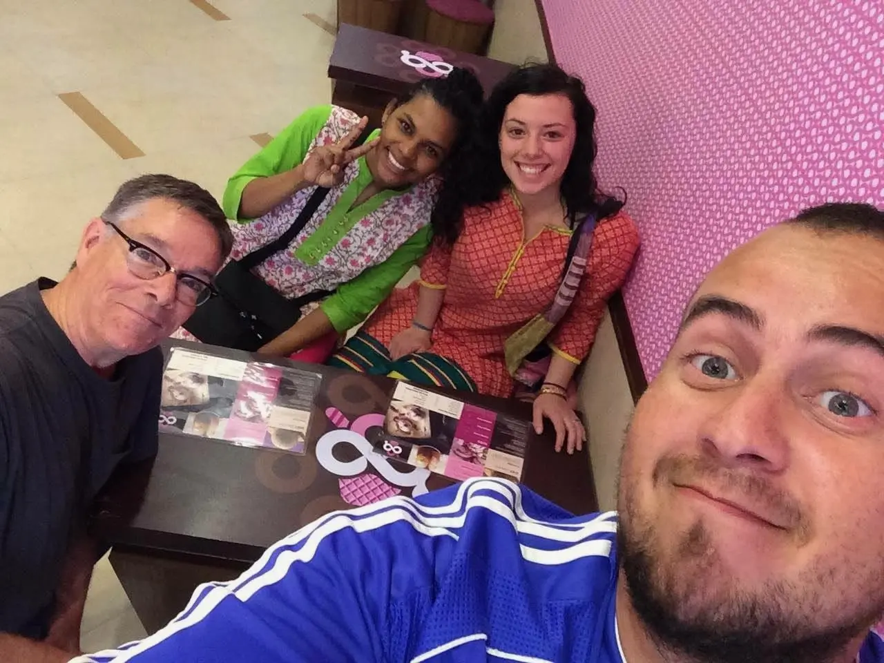 An international outreach team gathered in India